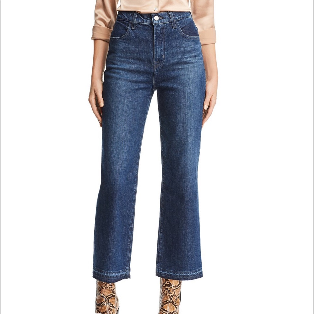 J Brand Joan Cropped Jeans in Cosmic